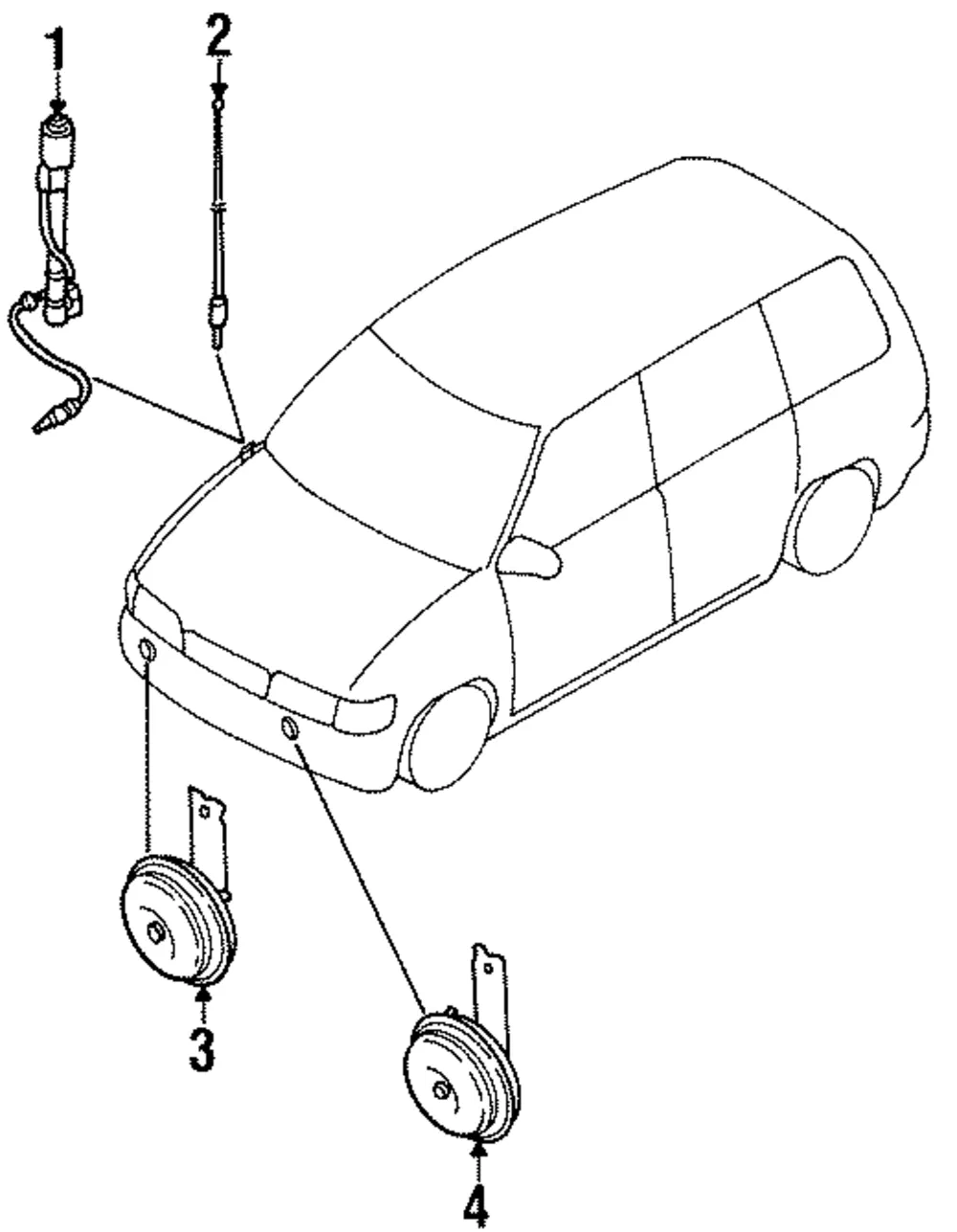 ANTENNA BODY - Mazda (0000816229)