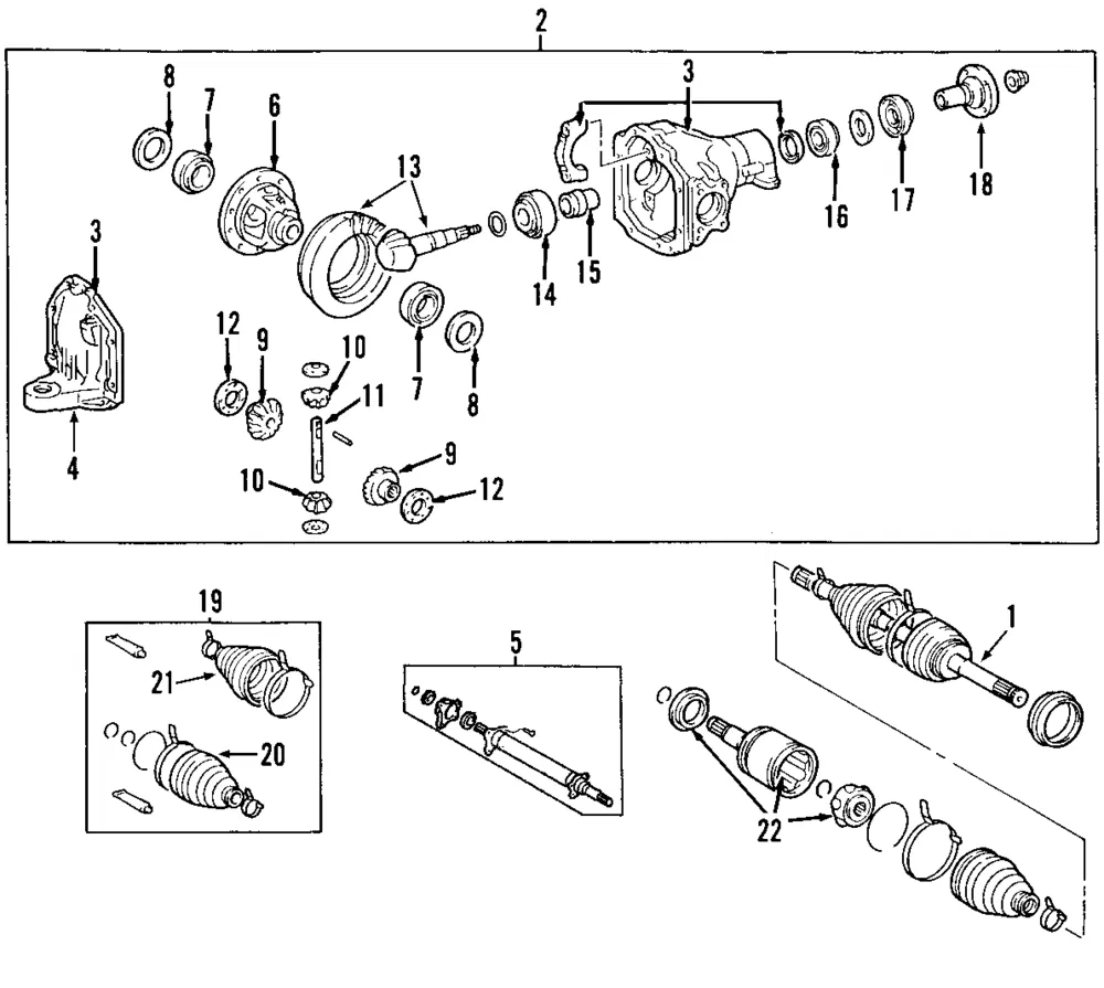 Ring & Pinion - Kia (53210-3E501)