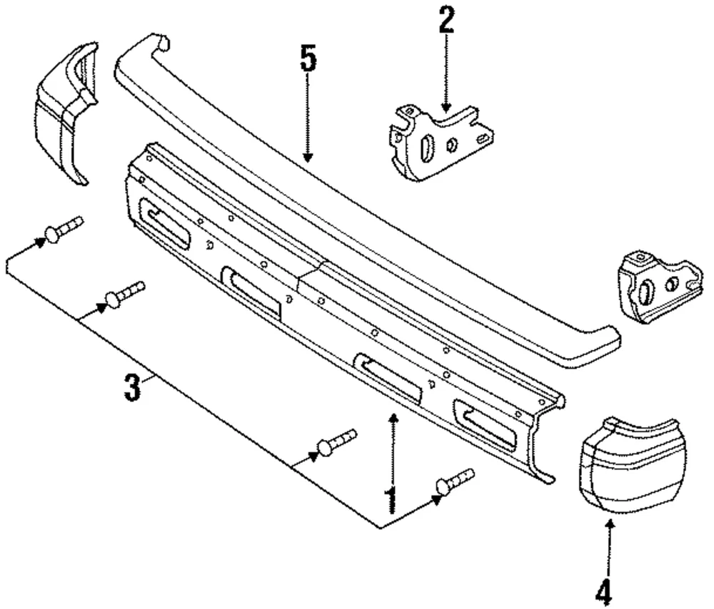 Face Bar Bolt - Nissan (01135-00581)