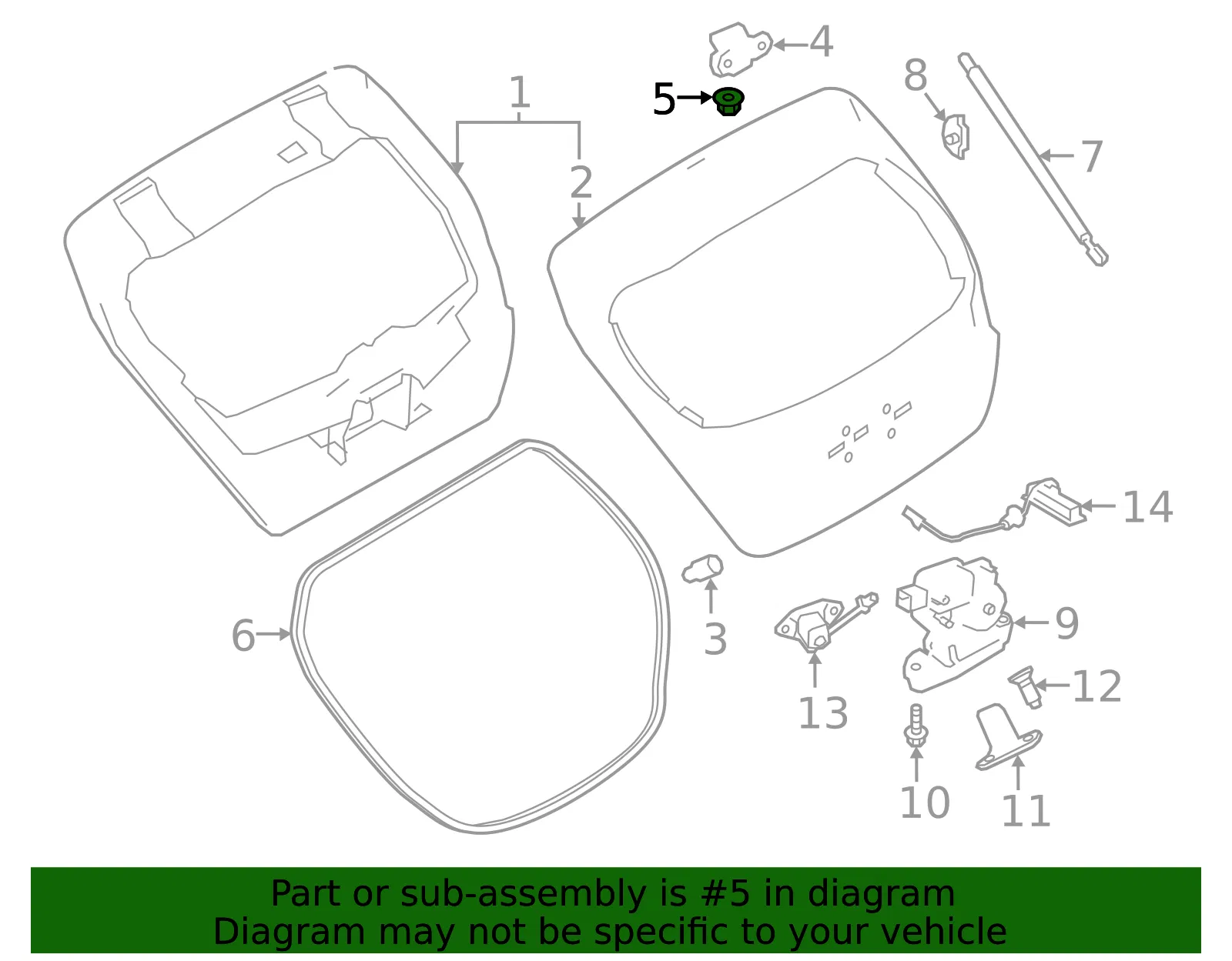 Nut - Nissan (01225-00521) - view 3
