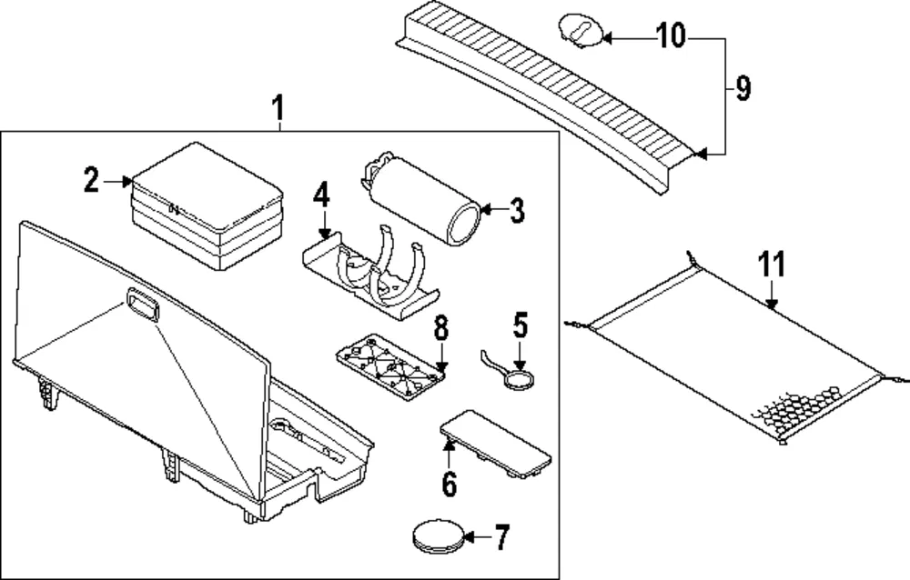 License Bracket - Kia (86519-DO200)