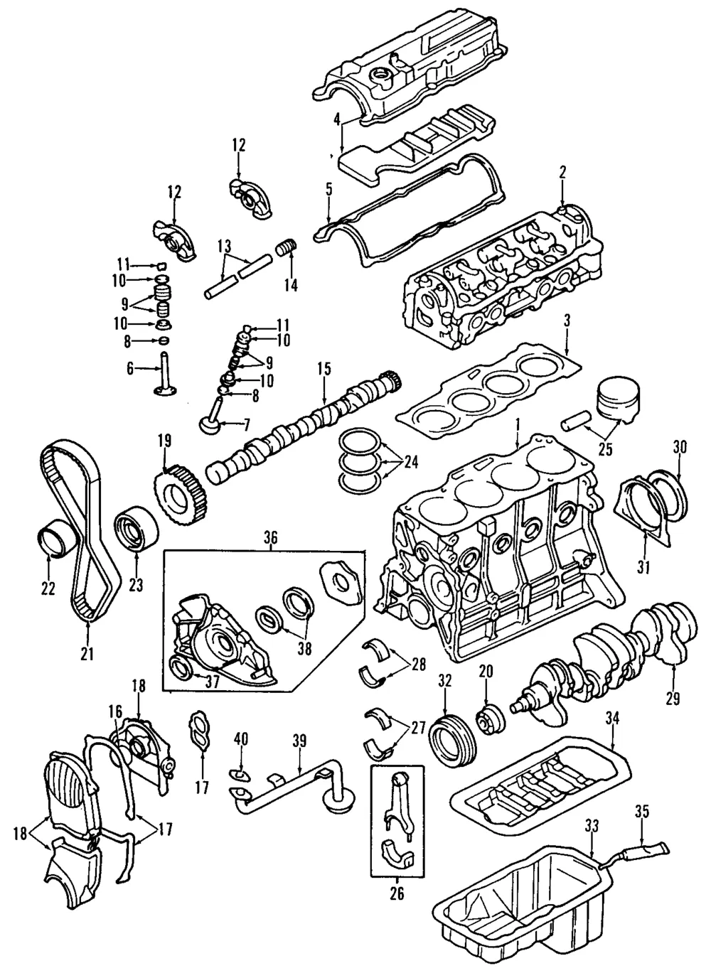 Oil Pump Gear - Kia (0F212-14132)