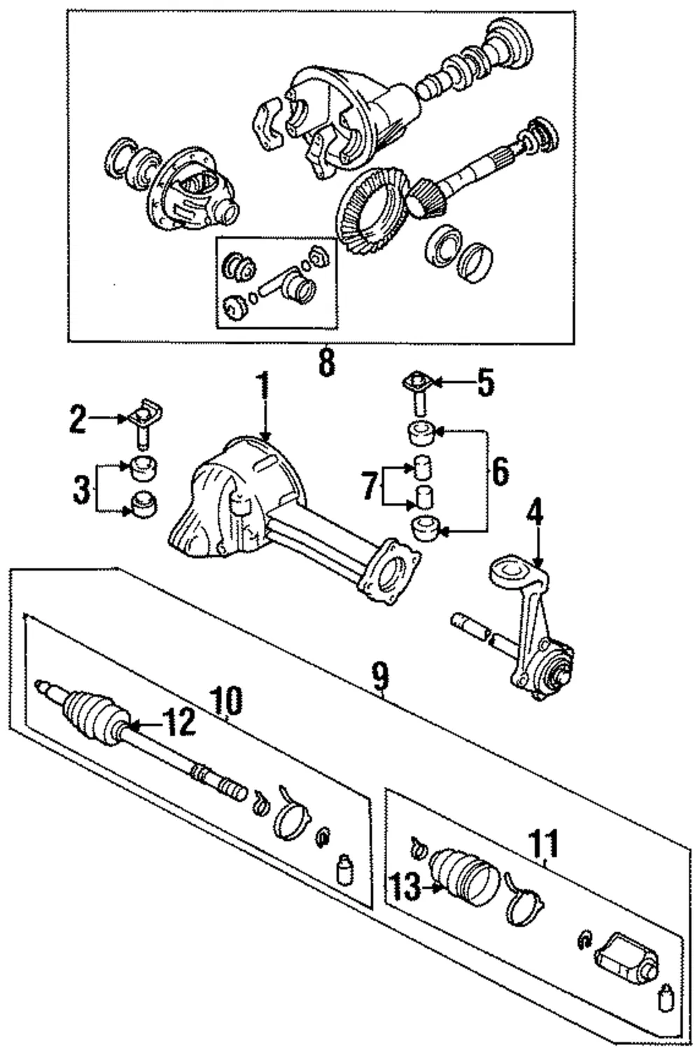 Inner Joint Assembly - Passenger Side (RH) - Kia (0K011-22520)
