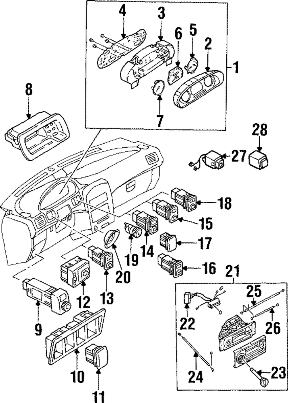 Control Cable - Kia (0K011-61C35A)