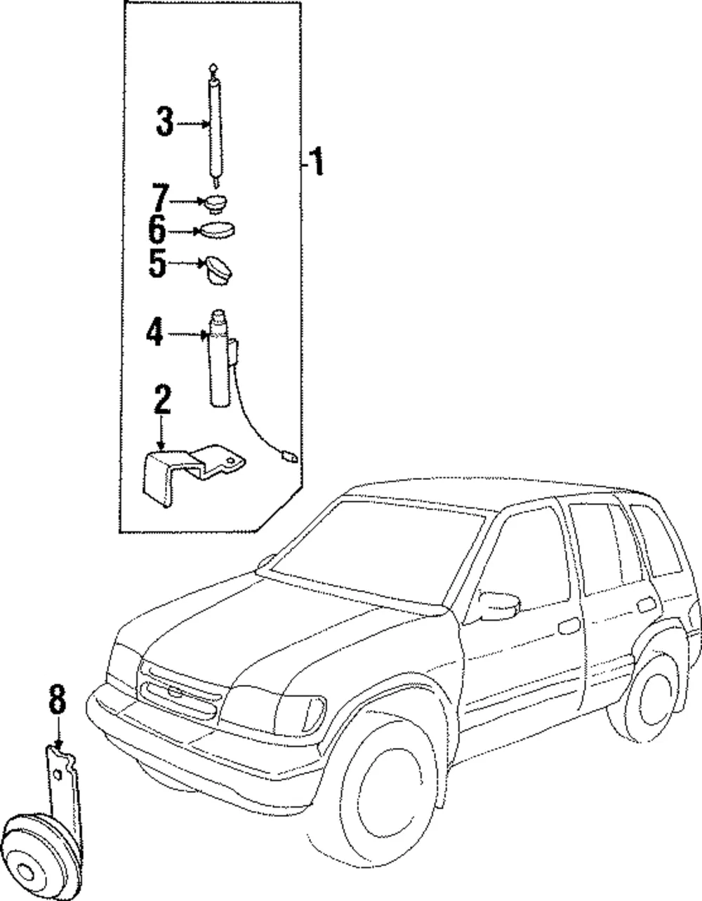 Body Cap - Kia (0K011-66A3Y)