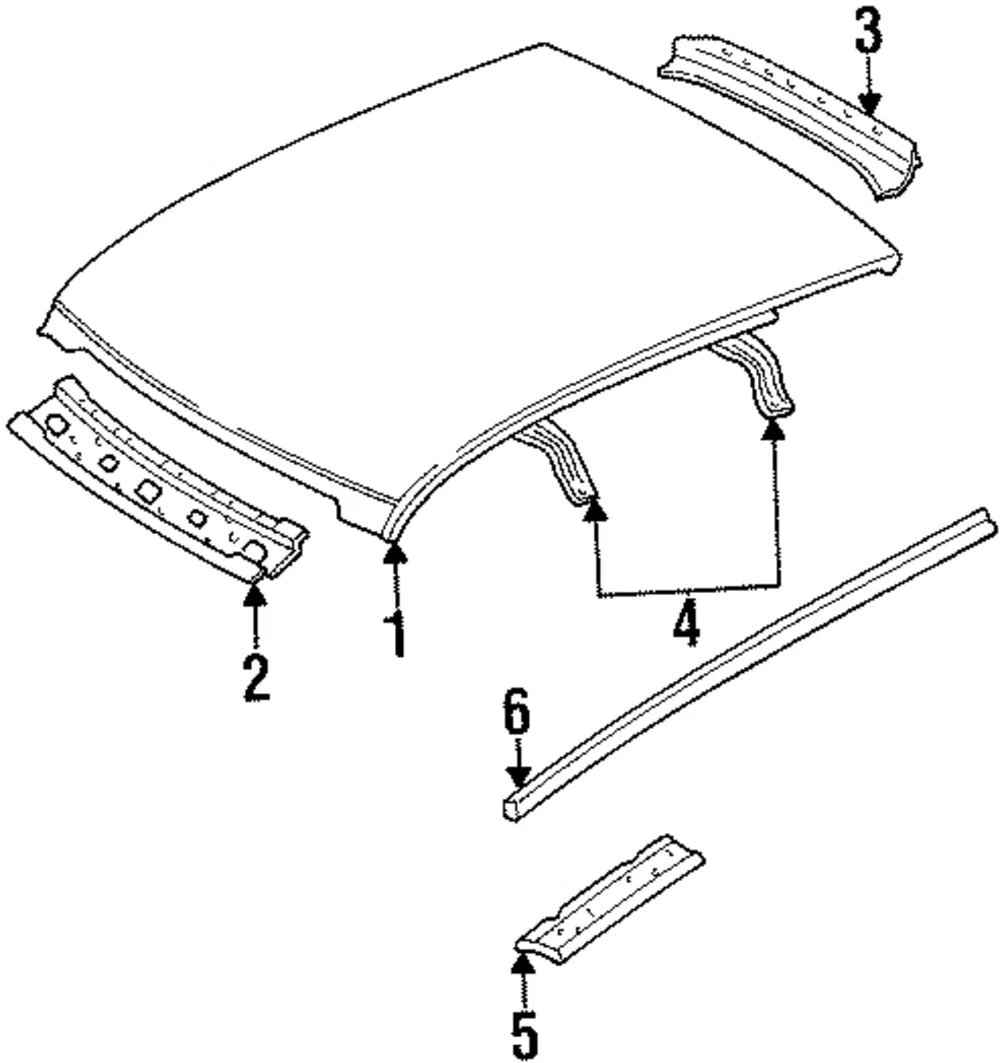 Inner Rail - Driver's Side (LH) - Kia (0K01F-71350A)