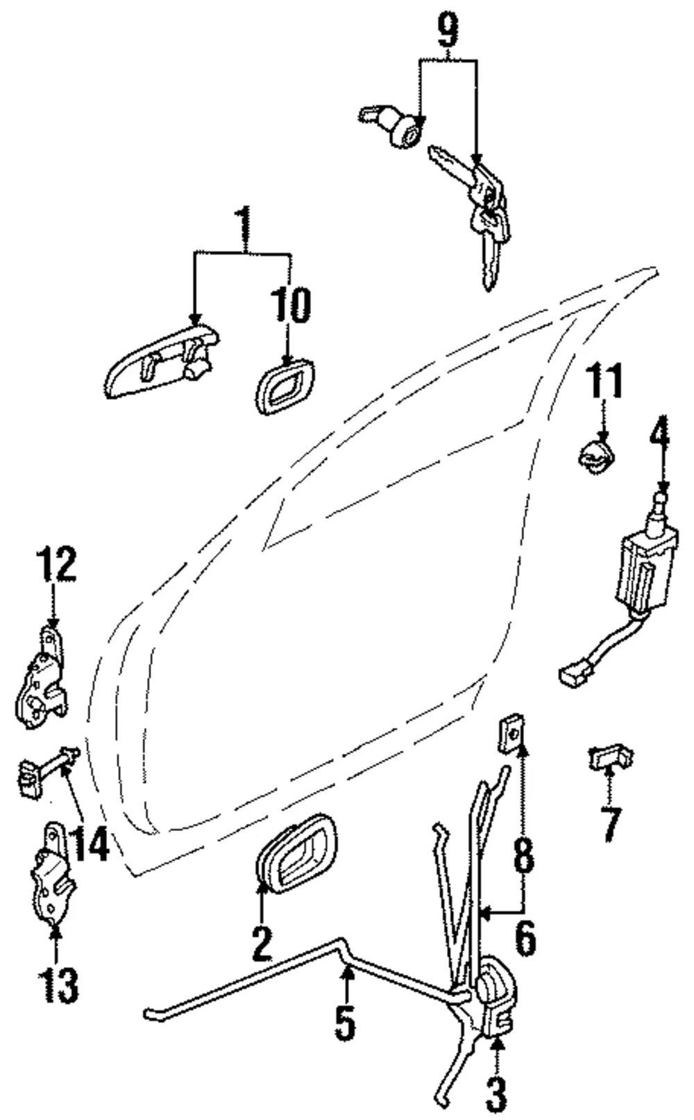 Lock Controller - Kia (0K019-58350)
