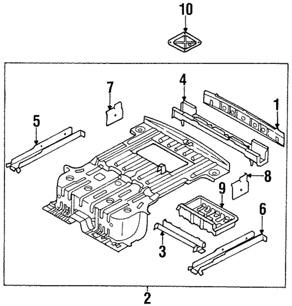 Storage Box - Kia (0K07A-53830)