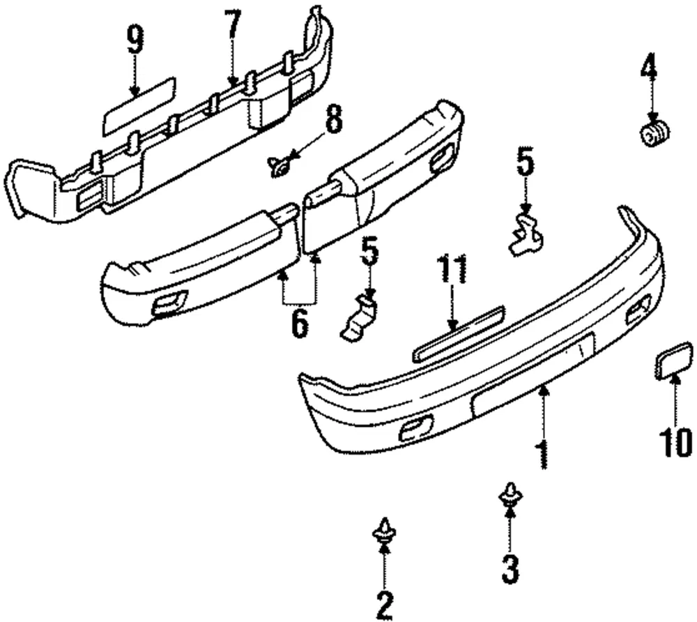 Reinforce Bar - Kia (0K024-50260F)