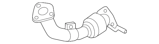 Front Pipe - Kia (0K07A-40500)