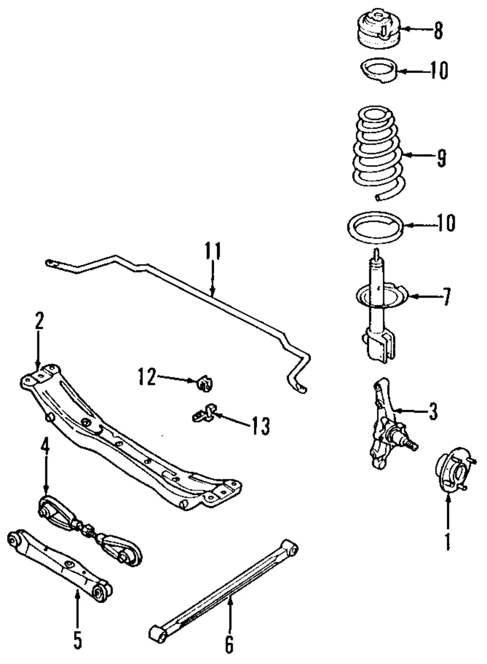Front Lateral Link - Kia (0K201-28550B)