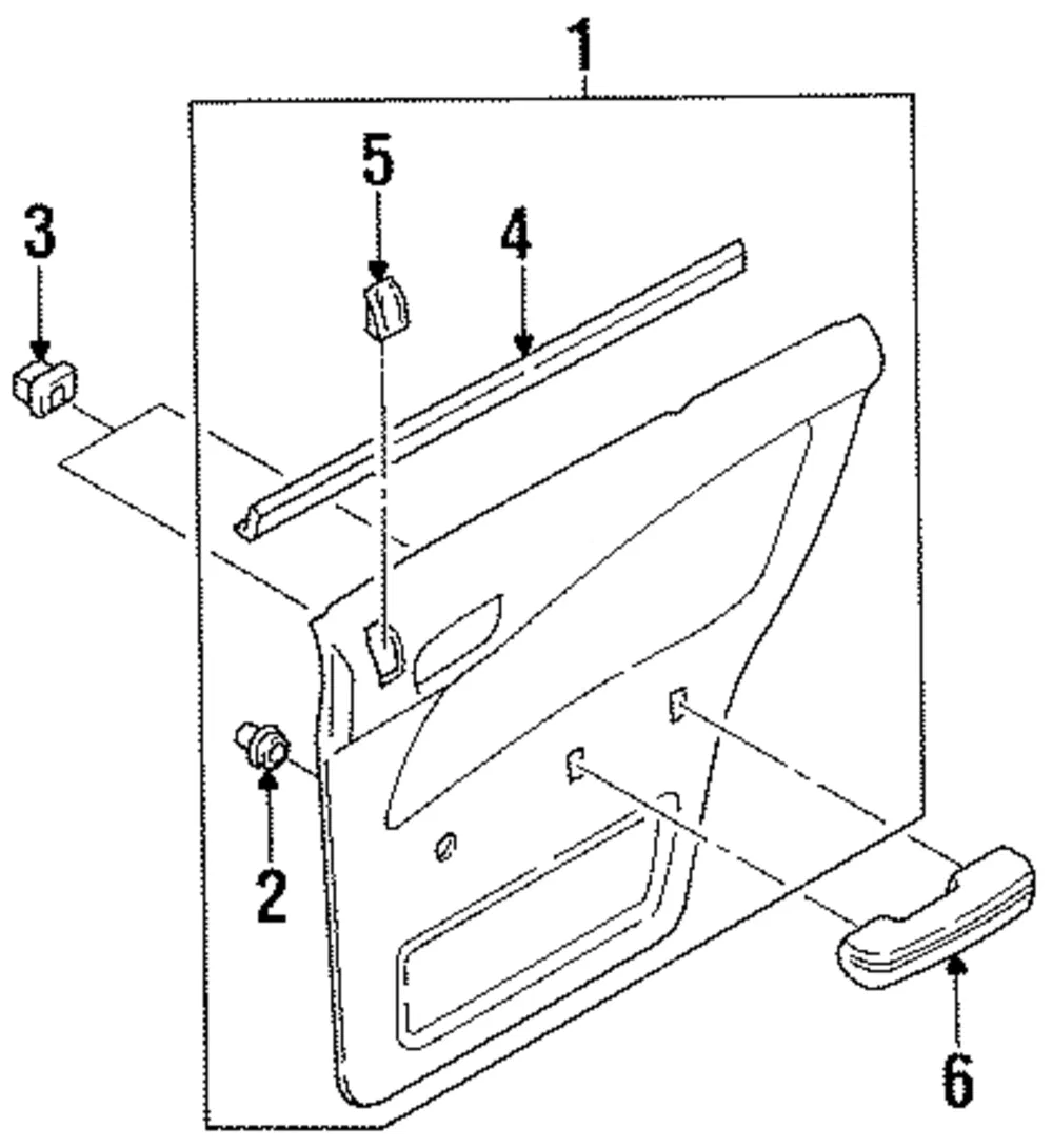 Belt Weather-Strip - Driver's Side (LH) - Kia (0K202-73820)