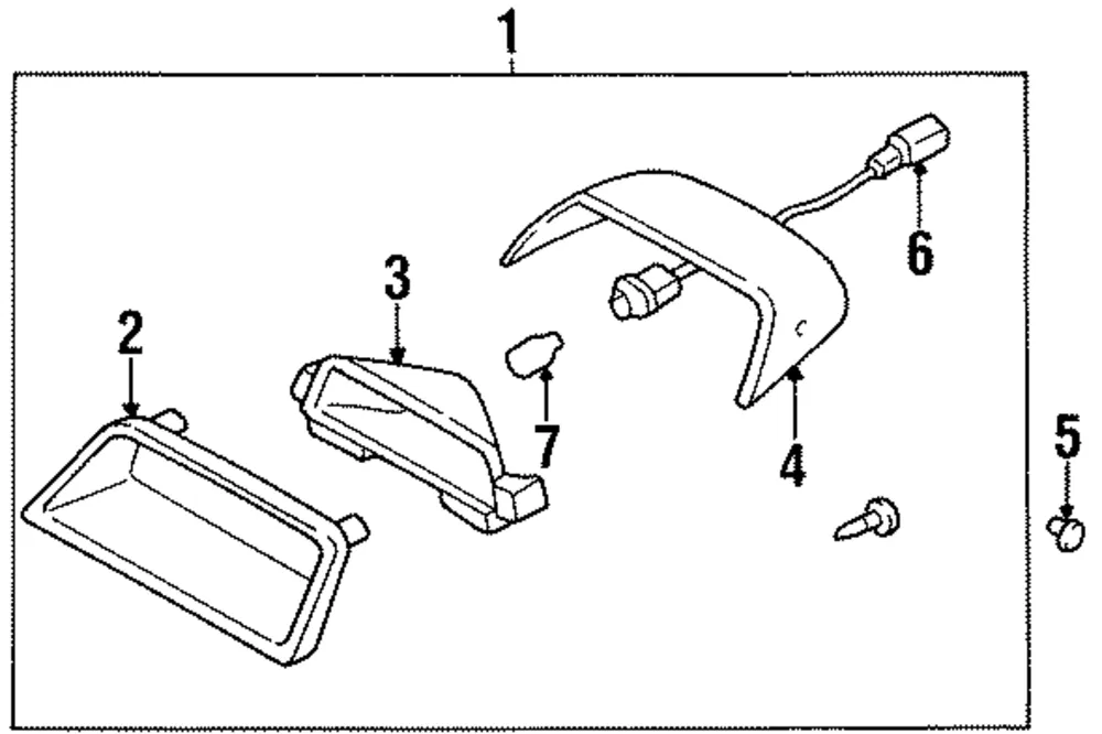 Lens & Housing - Kia (0K203-51581A)