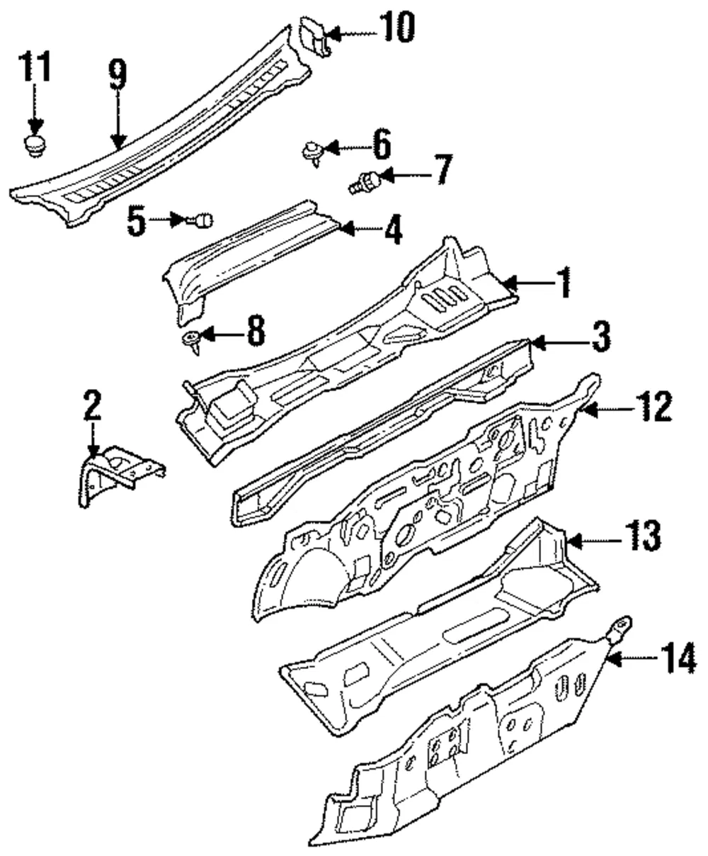 Insulator - Kia (0K240-68611)