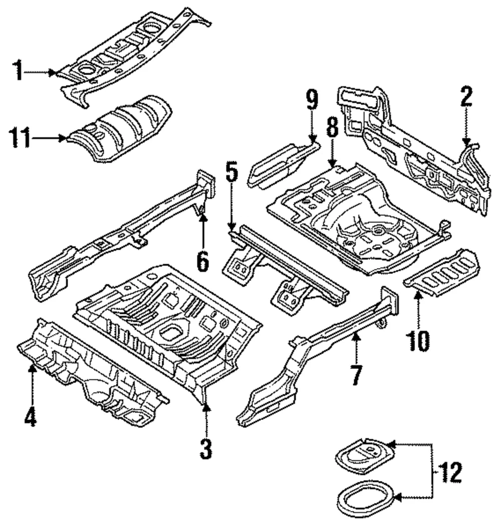 Side Panel - Passenger Side (RH) - Kia (0K201-53740A)