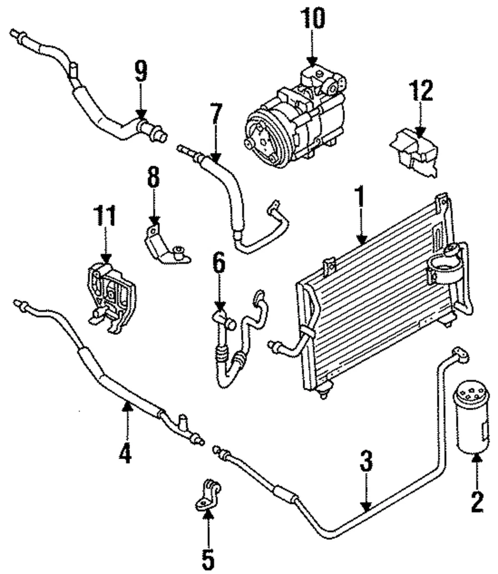 Pipe - Kia (0K24A-61463C)