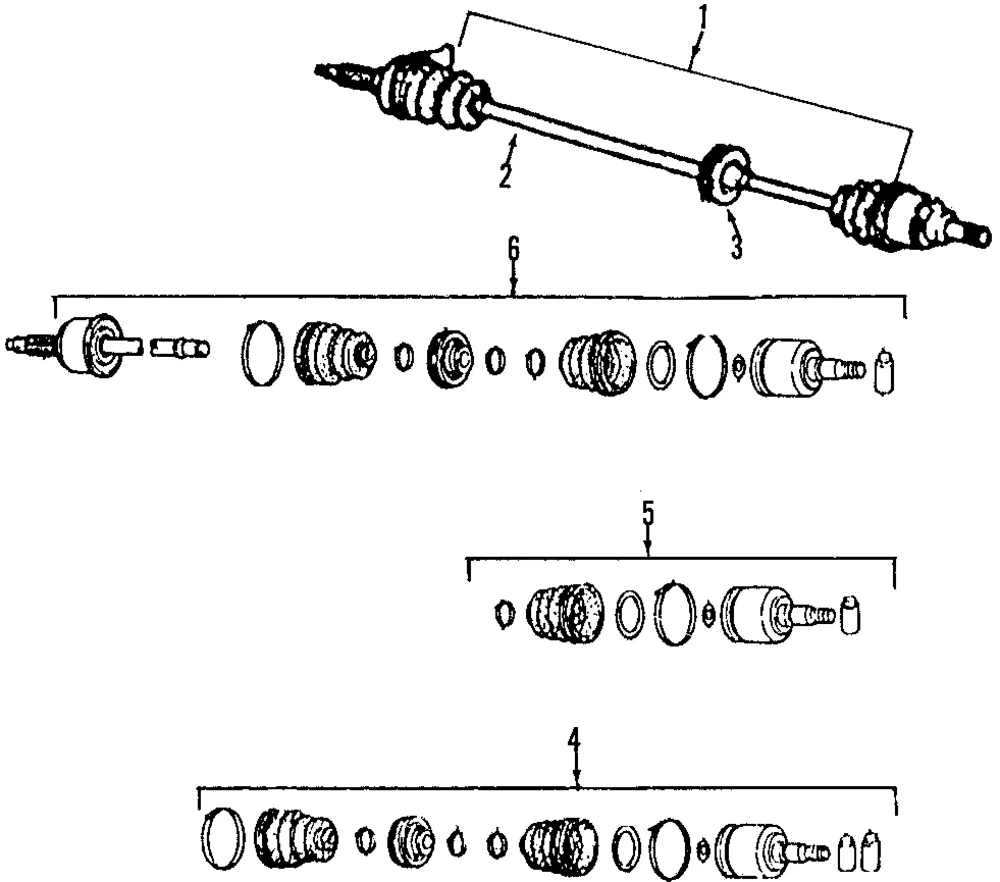 Outer Joint Assembly - Kia (0K254-22510)