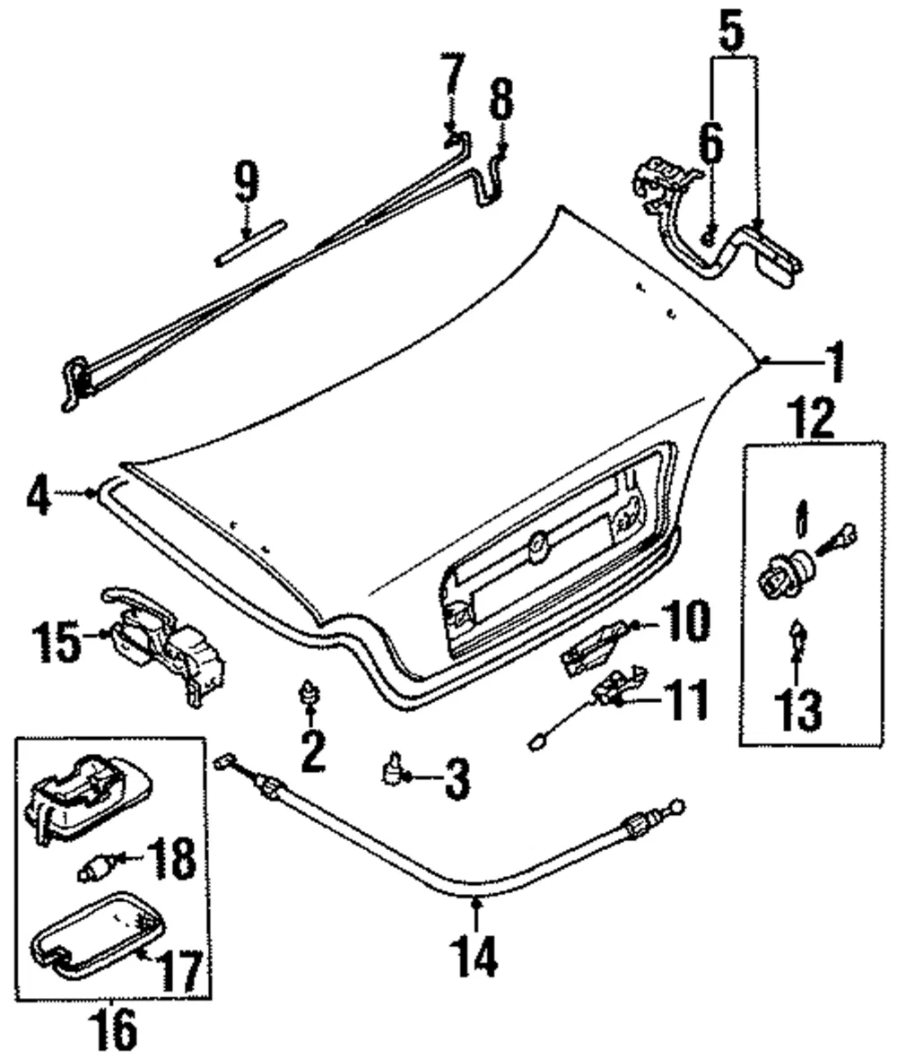 Torsion Bar - Passenger Side (RH) - Kia (0K2A1-52791)