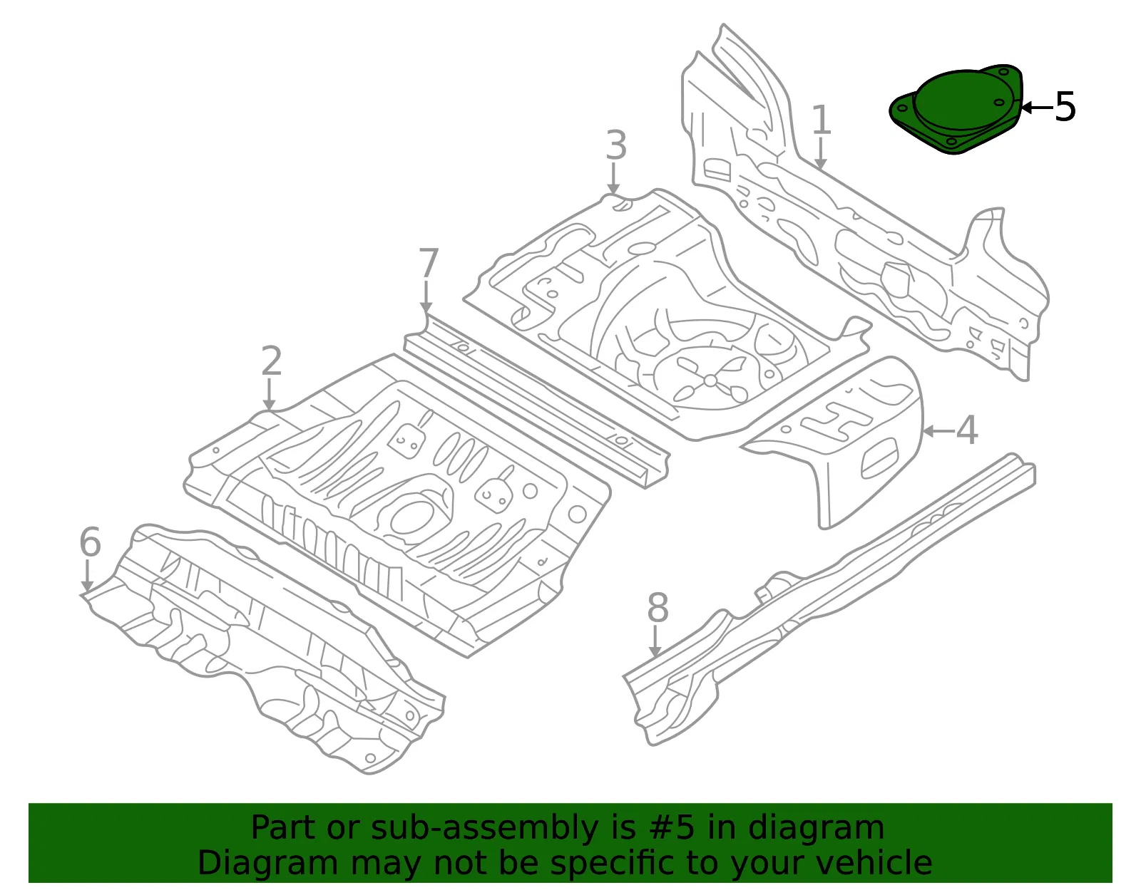 Access Cover - Kia (0K2A1-56070) - view 2