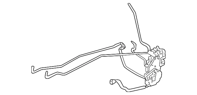 Lock Assembly - Passenger Side (RH) - Kia (0K2A2-58310E)