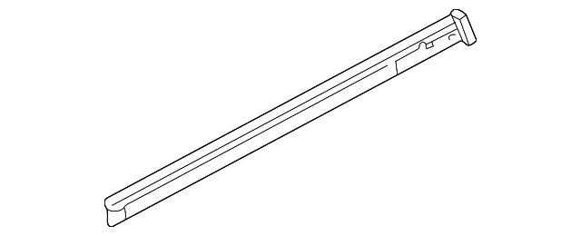 Belt Weather-Strip - Passenger Side (RH) - Kia (0K2A1-72810A)