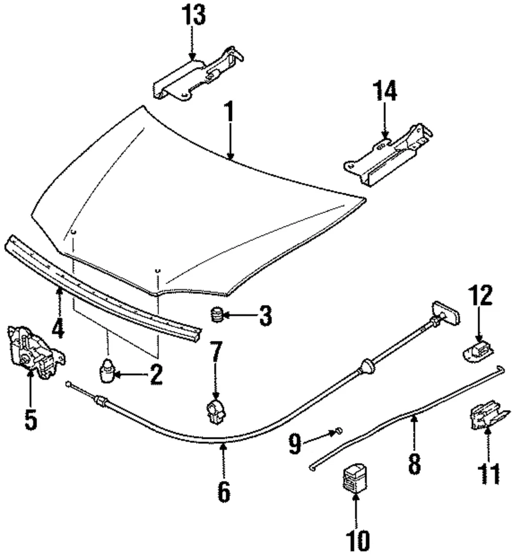Lock - Kia (0K2AA-56620)
