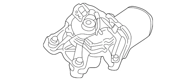 Wiper Motor - Kia (0K2AA-67350D)