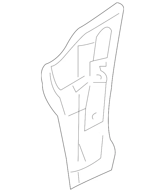 Cowl Side Panel - Passenger Side (RH) - Kia (0K2AA-70020A)