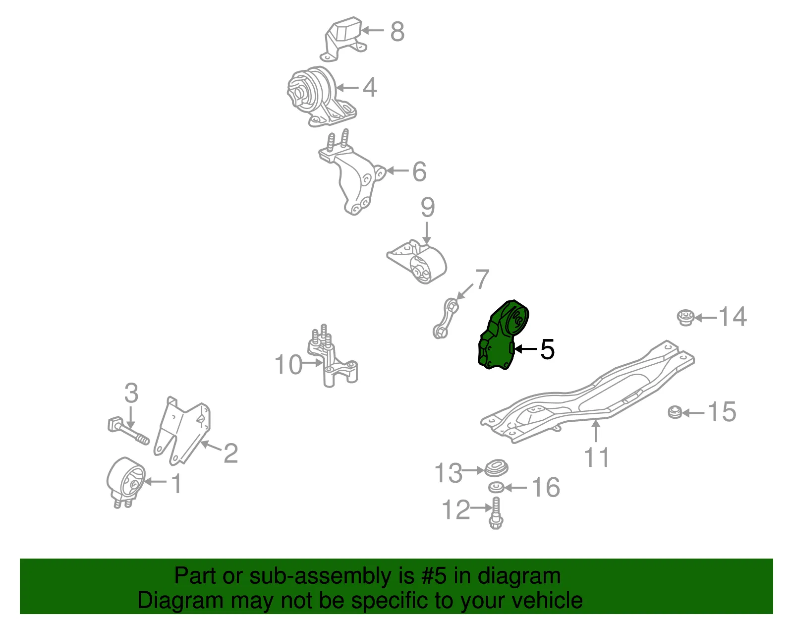 Side Mount - Kia (0K2C0-39040A) - view 2