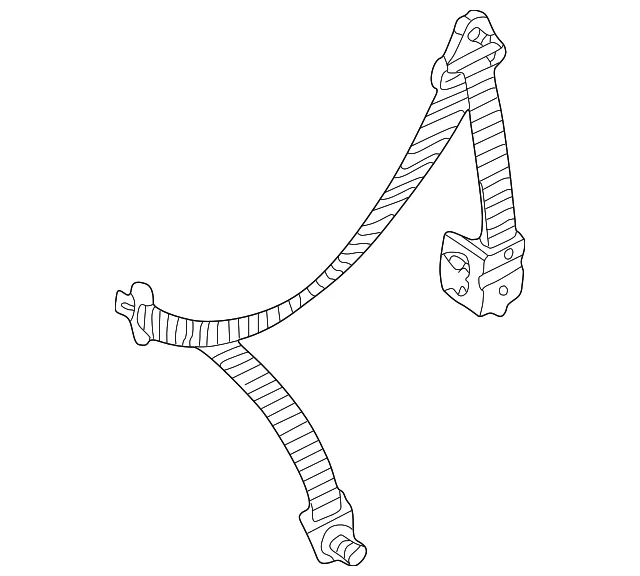 Belt & Retractor - Driver's Side (LH) - Kia (0K2DK-5779096)