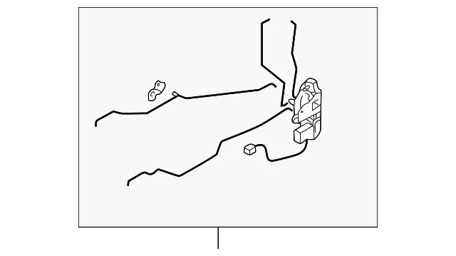 Lock Assembly - Passenger Side (RH) - Kia (0K2N2-58310A)