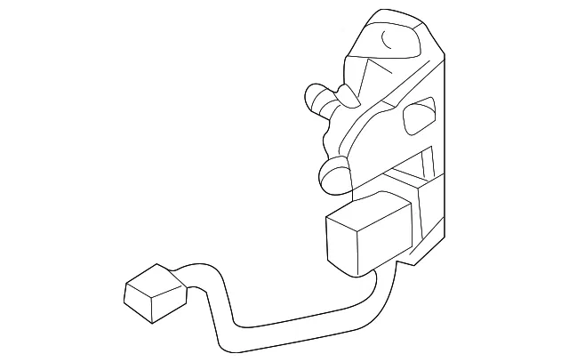Lock Assembly - Passenger Side (RH) - Kia (0K2N1-72311)