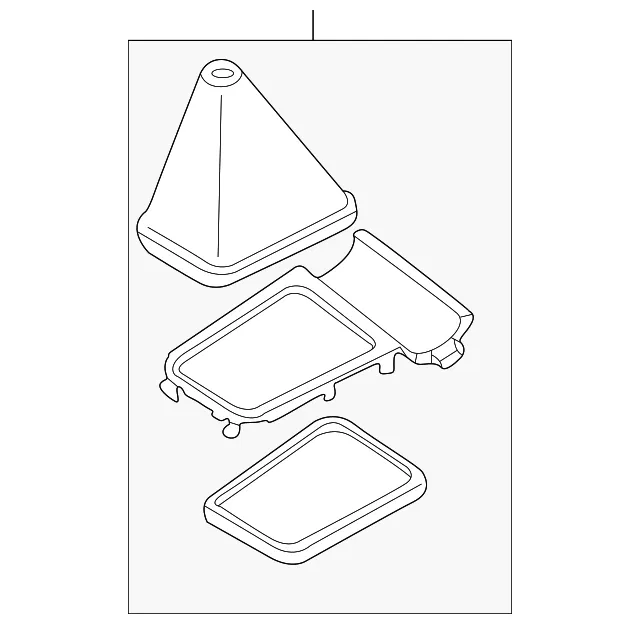 Shift Panel - Kia (0K2S3-55220AME)