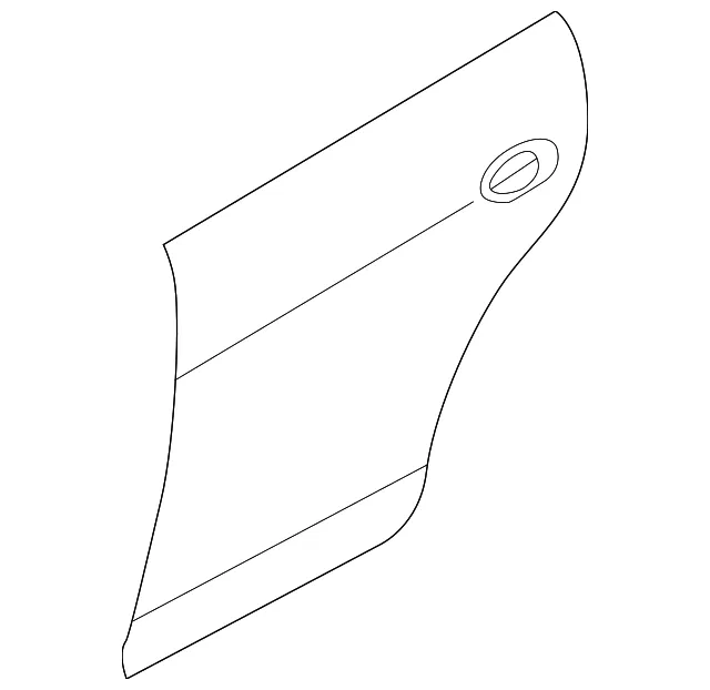Outer Panel - Passenger Side (RH) - Kia (0K2NA-72031)