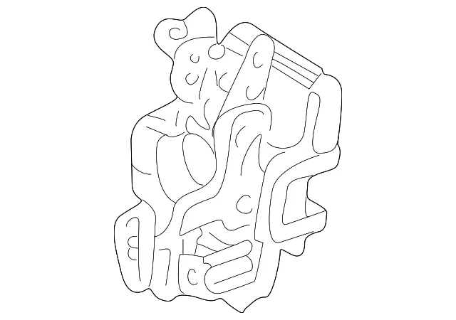 Lock - Passenger Side (RH) - Kia (0K30A-58311)