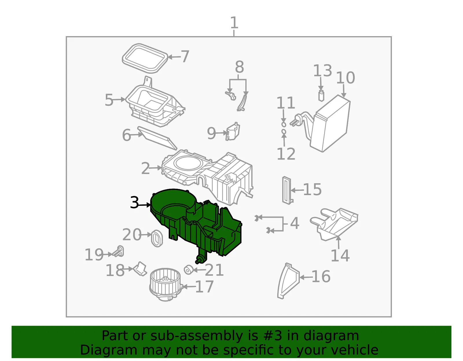 Case Assembly - Kia (0K30B-61B03) - view 2