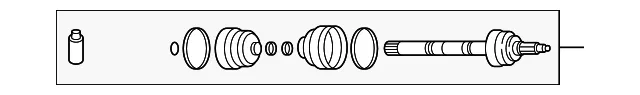 Outer Joint Assembly - Kia (KK388-22610)