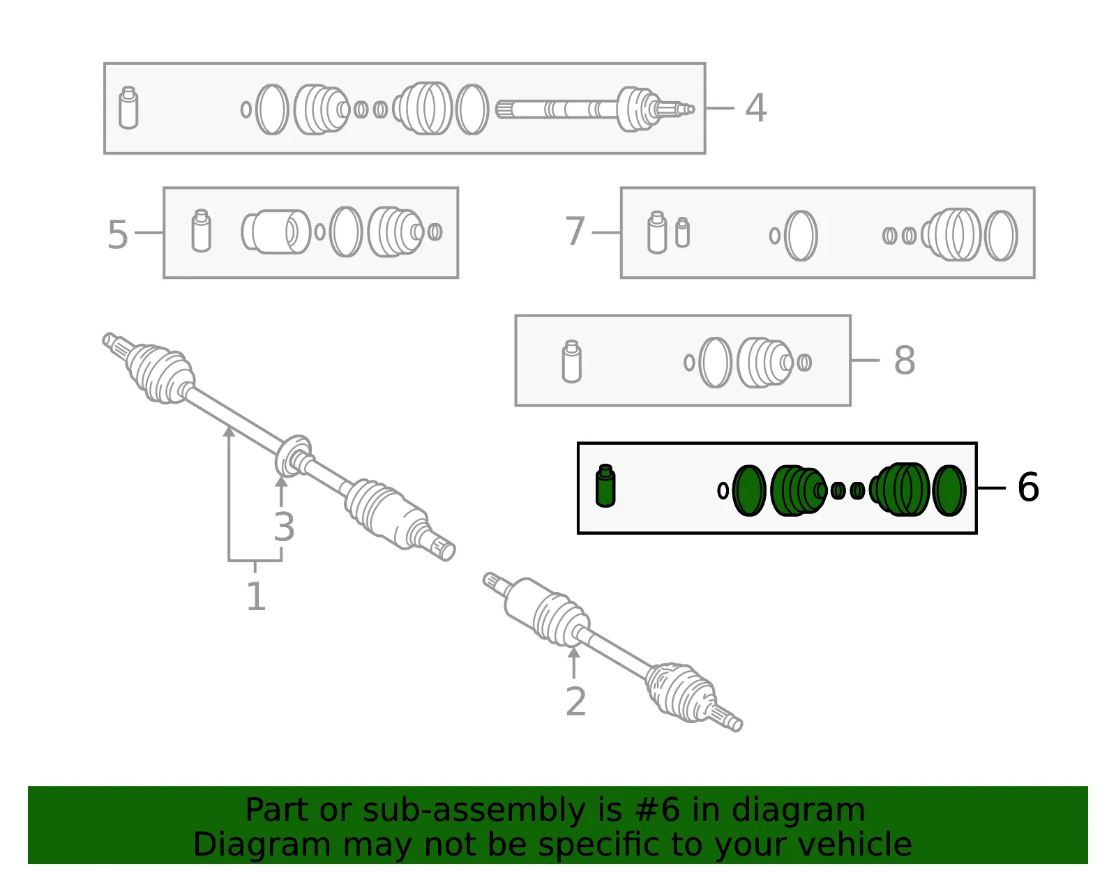 Boot Kit - Kia (0K30D-2253X) - view 2