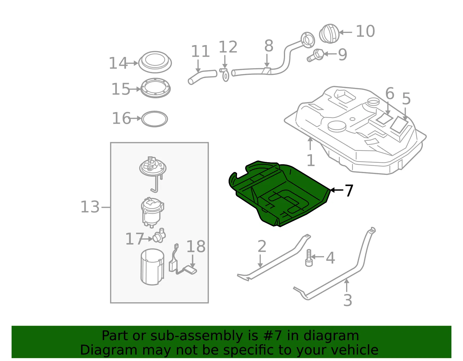 Shield - Kia (0K32A-42740A) - view 2