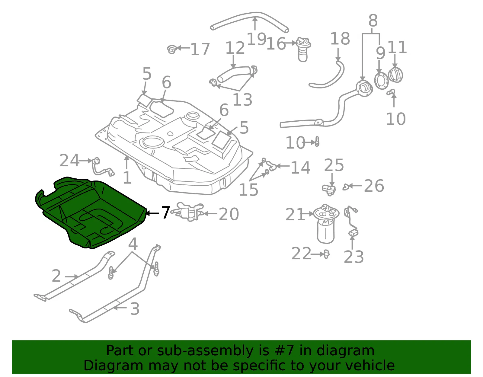 Shield - Kia (0K32A-42740) - view 2