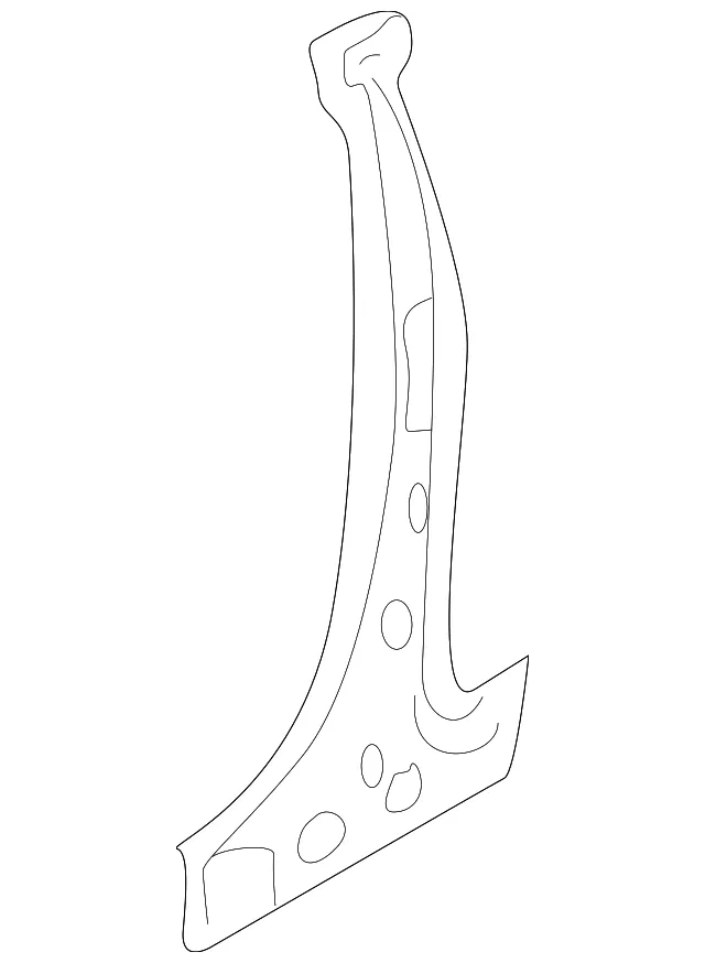 Reinforcement - Passenger Side (RH) - Kia (0K32A-70420A)