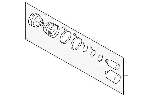 Boot Kit - Kia (0K52Y-2253X)
