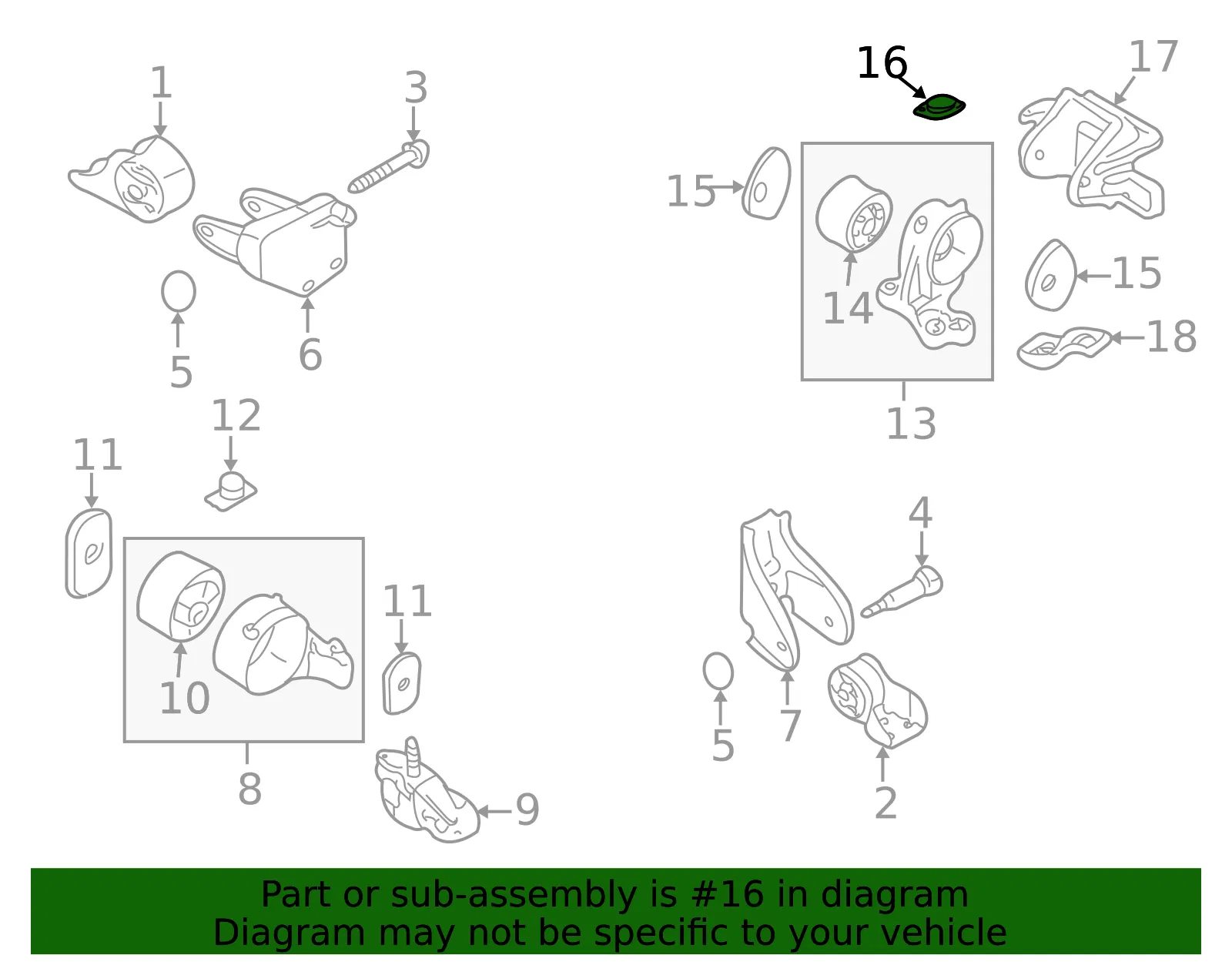 Damper - Kia (0K52Y-3907Y) - view 2