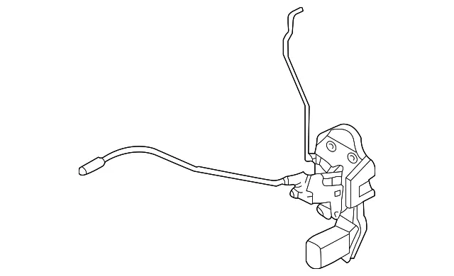 Lock - Passenger Side (RH) - Kia (0K55E-58311A)