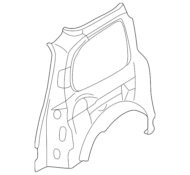 Inner Panel - Passenger Side (RH) - Kia (0K54A-70110)