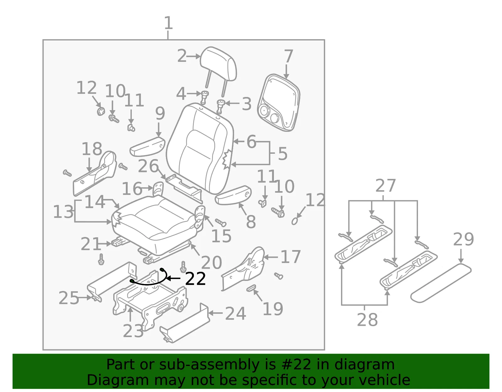 Cable - Kia (0K54J-88305) - view 2