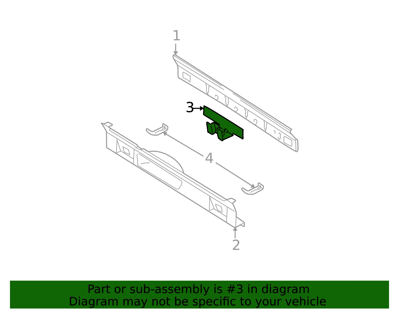 Bracket - Kia (0K552-5387X) - view 2
