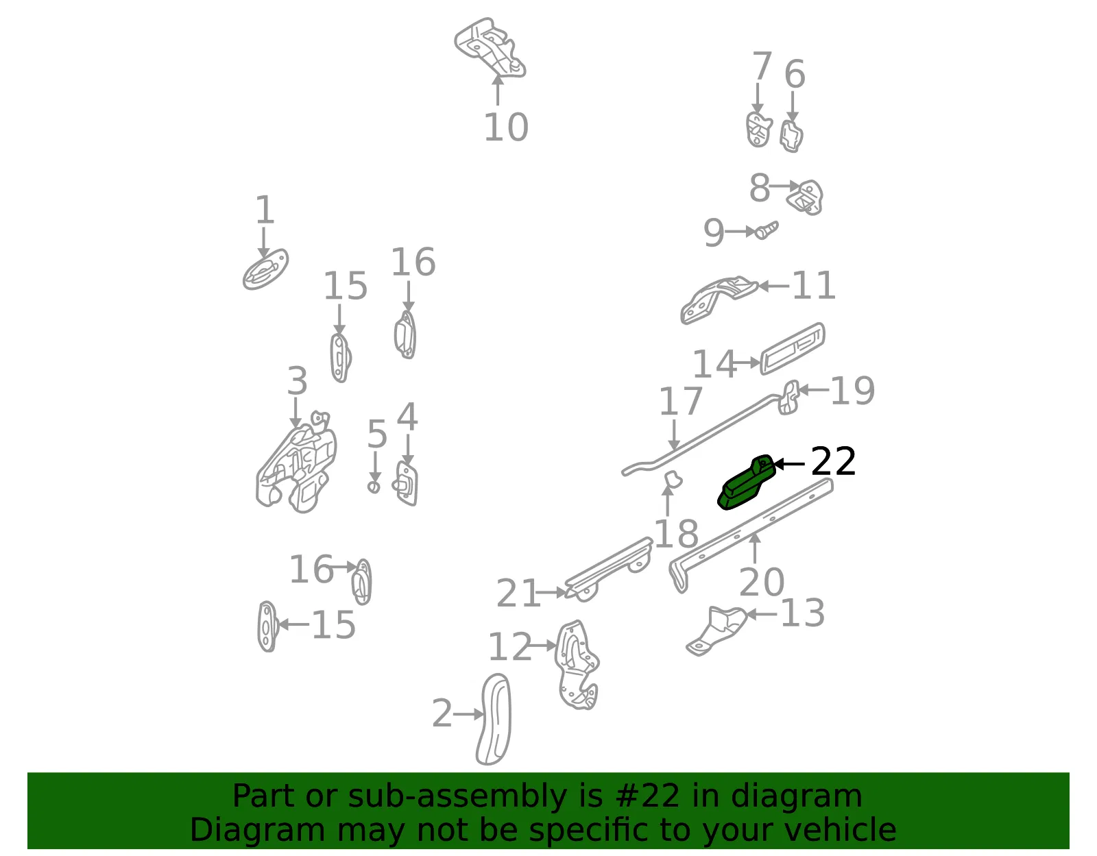 Protector - Driver's Side (LH) - Kia (0K552-73286) - view 2
