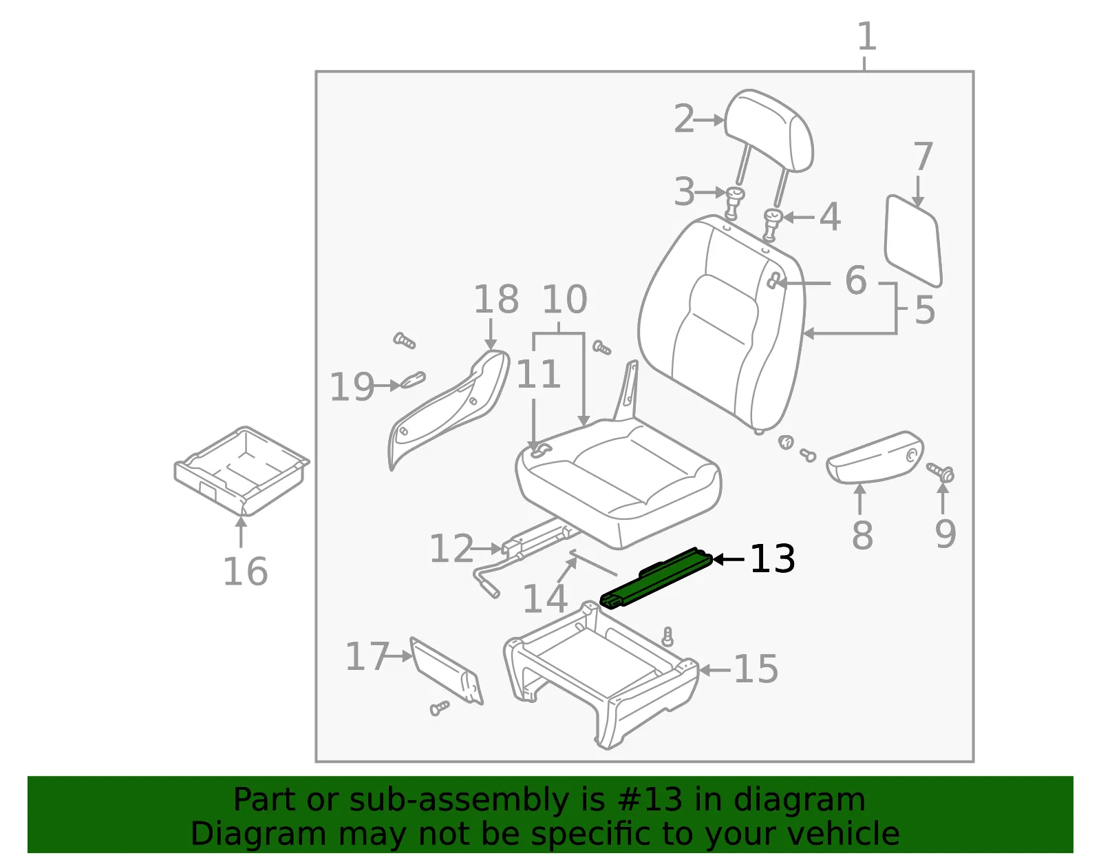 Adjuster - Kia (0K556-88104) - view 2