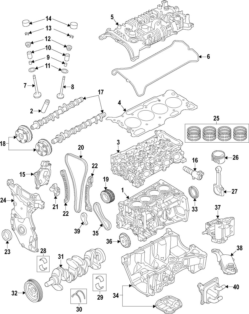 Valve Guide - Nissan (13212-5RB6A)